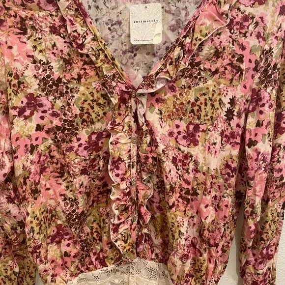 NWT Womens intimately by free people size small bodysuit floral spring vibes - Picture 13 of 16